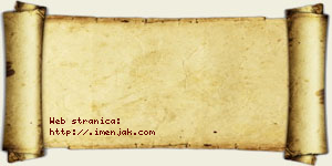 Danica Ivačković vizit kartica